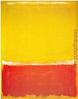 Mark Rothko White yellow Red on yellow painting